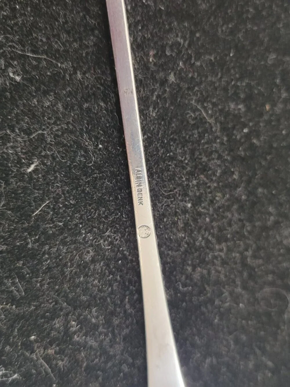 Scandinavian designer Albin Denmark Long Silverplate Spoon